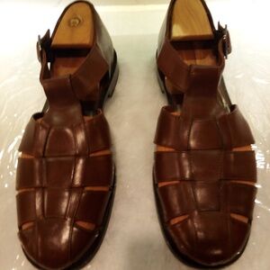 COLE HAAN MENS BROWN SANDAL